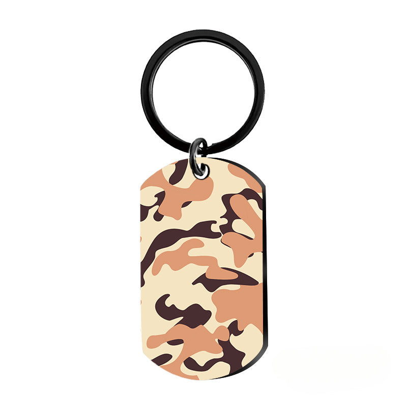 Wholesale Camouflage Series Metal Keychain